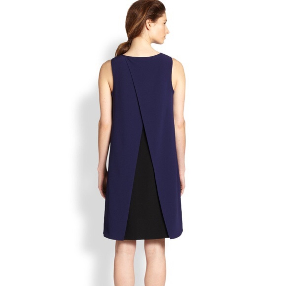 Rag & Bone Harper Swing Dress, black & blue, sz m